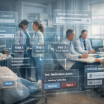 EMR mostrando los procesos reales de una clínica de salud
